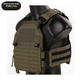 Плитоноска-тактический быстросъемный военный жилет Emersongear Quick Release LAVC ASSAULT PLate Carrier Койот EM7404CB - изображение 4