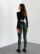 Спортивные Леггинсы FitRun Leggings Extra Sex "Green" XXS зеленые - изображение 1