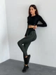 Спортивные Леггинсы FitRun Leggings Extra Sex "Green" XXS зеленые - изображение 9