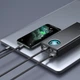 УМБ Baseus Amblight 30000mAh (65W) чорний, повербанк для ноутбука, портативна батарея power bank - зображення 6