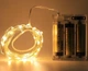 Светодиодная гирлянда Decorative Light Led 100 Нить проволока 10 м на батарейках Тёплый белый (2000992414906) - изображение 3