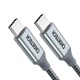 Кабель Choetech USB Type-C - USB Type-C (M/M), 1.8 м, Grey (XCC-1002) - изображение 2