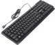 Клавиатура проводная Maxxter KBM-U01-UA USB Black - изображение 2
