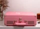 Вініловий програвач, програвач для вінілових платівок Auna Peggy Sue Pink BT, грамофон з вбудованими колонками - зображення 9