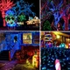 Гирлянда светодиодная нить "капля росы" 10м 100 LED на батарейках + USB 220В голубая - изображение 6