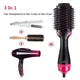 Фен щетка брашинг расческа для укладки волос One Step Hair Dryer стайлер выпрямитель керамический, Black - изображение 5