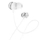 Навушники (провідні) Hoco для M96 Platinum універсальні headphones with microphone 3.5mm Elegant silver - зображення 4