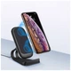 Зарядний пристрій ColorWay Wireless Stand 15W Black (CW-CHW31Q-BK) - зображення 3