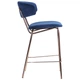 Стілець барний AMF Alphabet C gold/royal blue - зображення 4
