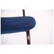 Стілець барний AMF Alphabet C gold/royal blue - зображення 8