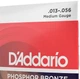 Струни для акустичної гітари D'Addario EJ17 PHOSPHOR BRONZE MEDIUM (13-56) - зображення 4