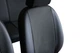 Авточехлы с эко кожы для Toyota Yaris (1999-2005) Pok-ter PERLINE с черной вставкой - изображение 4