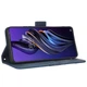 Чехол-книжка с кармашками Deexe Wallet Stand для Tecno Pova 3 (LF7n) - Blue - изображение 3