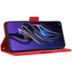 Чохол Deexe Wallet Stand для Tecno Pova 3 (LF7n) - Red - зображення 3