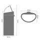 Бак для сміття Brabantia Touch Bin New 40 л Soft Beige (200748) - зображення 4