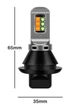 Дневные ходовые огни Дхо с режимом функцией поворота 1156 PY21W BAU15S 12 smd Cree Белый Желтый с обманкой Autoexpect (91255) - изображение 3