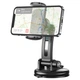Держатель для мобильного BOROFONE BH62 Bora suction cup car holder Black Grey - изображение 4
