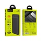Павербанк 10000 mAh Power Bank Hoco J52 New joy 2USB 2A портативный внешний аккумулятор с LED индикатором Black - изображение 4