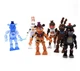 Экшн-фигурки из игры FNAF Пять ночей с Фредди Аниматроники Фростберг Морозный медведь 6 шт./комплект 14 см - изображение 6