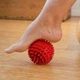 Мяч массажный с шипами Springos Spike Ball 7 см FA0021 красный - изображение 2