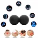 Мяч массажный двойной Springos Lacrosse Double Ball 6 x 12 см FA0022 черный - изображение 2