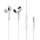 Навушники гарнітура Baseus Encok H17 Wired Earphone 3.5mm з мікрофоном NGCR020002 white - зображення 1