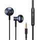 Наушники гарнитура Baseus Encok H19 Wired Earphone 3.5mm с микрофоном black - изображение 1