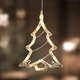 Гирлянда-фигурка НА БАТАРЕЙКАХ Елочка 20см LED DL белый теплый SZ-1865-04 - изображение 5