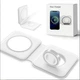 Магнітна бездротова зарядка 15 Вт для iPhone 12/13 і iWatch for Magsafing DUO Charing dock - зображення 1