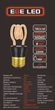 Світлодіодна лампа EGE LED Filament Edison (Фідоьент едісон) 4W TB 034 - зображення 4