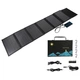 Портативна сонячна панель Solar Bag W50F6 50 Вт 2USB+DC18V Зарядка смартфона павербанка ноутбука - зображення 1