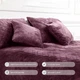 Покрывало ТЕП Velour (Велюр) 150х210 Бордо Ромб круглый - изображение 3