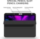 Силиконовый чехол обложка + Pencil Direct Charge + Pencil Holder BBM1 для iPad Pro 11" 2020 Черный - изображение 5