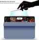 Магнитный чехол-книжка с фиксатором BBM1 Magnetic Case для iPad mini 6 8.3" 2021/mini 7 8.3" 2024 Серо-фиолетовый - изображение 3