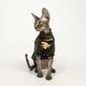 Кофта с рукавом для кота кумуфляж Style Pets Military SP-2 green M- - изображение 3
