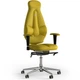 Крісло KULIK SYSTEM GALAXY Yellow Екошкіра з підголівником з візерунком - зображення 1