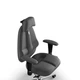 Крісло KULIK SYSTEM CLASSIC Gray Екошкіра з підголівником без візерунка - зображення 2