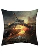 Подушка Мир танков World of Tanks двухсторонняя 40х40 см (p0099) - изображение 1