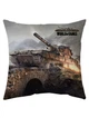 Подушка Мир танков World of tanks двухсторонняя 40х40 см (p0101) - изображение 2