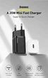 Зарядное устройство Baseus сетевое Super Si Quick Charger 1C 25W Black (CCSP020101) - изображение 7