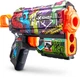 Szybkostrzelny miotacz Zuru X-SHOT Skins Flux Graffiti 8 naboi (193052040619) - obraz 2