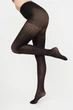 Женские капроновые колготки Giulia LACERY 60 (1) 2 Black-black с узором 60 DEN колготки плотные чёрные с рисунком - изображение 2