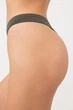 Стрінги жіночі безшовні Giulia STRING BRIEFS COLOR S/M Khaki-khaki, білизна - зображення 3