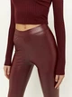 Леггинсы из искусственной кожи женские Tally Weijl SLEPECOAT-44 38 Красные (7612959797677) - изображение 4