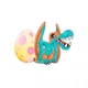 Растущая игрушка #Sbabam Dino Eggs Winter - Зимние динозавры в ассорт. (T059-2019) - изображение 5
