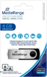 Флеш память USB MediaRange 4GB USB 2.0 Black/Silver (4260057124814) - изображение 3
