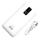 Портативна батарея Power Bank 10000 mAh з підтримкою швидкого заряджання (4 кабелі) Power Way TX-108 - зображення 2