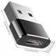Переходник USB-C Female на USB-A Male для смартфона Addap UC2A-01, портативный OTG адаптер (0032) - изображение 6