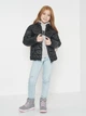Детская демисезонная куртка для девочки Minoti 12COAT 17 37635JNR 110-116 см Черная (5059030969240) - изображение 3