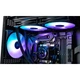 Вентилятор DeepCool CF 120, 120x120x25мм, 4-pin, черный с белым - изображение 6